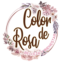 Logo Color de rosa belleza